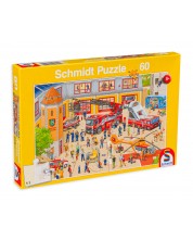 Puzzle Schmidt din 60 de piese - Pompierii -1