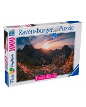 Puzzle Ravensburger cu 1000 de piese - Munți frumoși