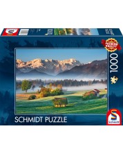 Puzzle Schmidt din 1000 de piese - Garmisch-Partenkirchen -1