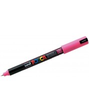 Marker permanent, ultra fin Uni Posca - PC-1MR, 0.7 mm, roz