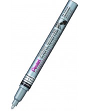 Marker permanent Pentel Paint MSP10 - 2.9 mm, argintiu  -1