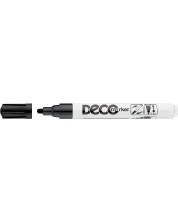 Marker permanent Ico Deco - vаrf rotund, negru