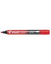 Marker permanent Pilot 100 - Rosu -1