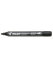 Marker permanent Pilot 100 - Negru -1