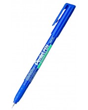 Marker permanent Pentel - NMF50, 0.6 mm, albastru -1