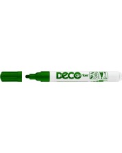 Marker permanent Ico Deco - varf rotund, verde