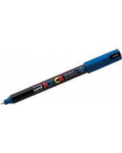 Marker permanent cu varf rotund Uni Posca - PC-1MR, 0,7 mm, albastru