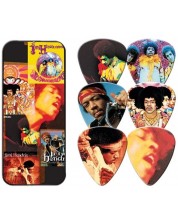 Pene pentru chitară Dunlop - Jimi Hendrix, Montage, Heavy, 6 buc. - imagine 1