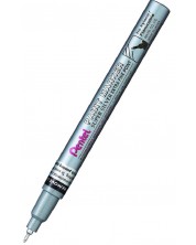 Marker permanent Pentel Paint MFP10 - 0.6 mm, argintiu -1