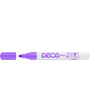 Marker permanent Ico Deco - varf rotund, violet -1