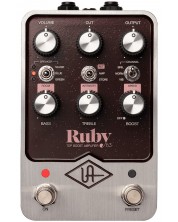 Pedală de efecte sonore Universal Audio - Ruby 63,  aurie/roșu -1