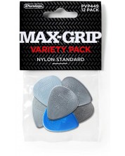 Pene pentru chitară Dunlop - Max-Grip Nylon, Variety Pack, 12 buc. - imagine 1