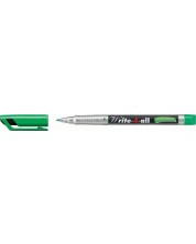 Fineliner permanent Stabilo - Write-4-All, 0.7 mm, verde