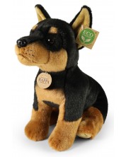 Jucărie de pluș Rappa Eco prieteni - Câine doberman, 30 cm - imagine 1