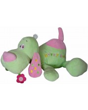 Jucărie de pluș Amek Toys - Câine culcat, verde, 65 cm