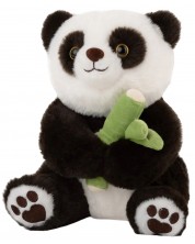 Jucărie de pluș  Amek Toys  - Panda cu bambus, 23 cm -1