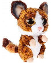 Jucărie de pluș TY Toys - Baby Galago Binky, maro, 15 cm