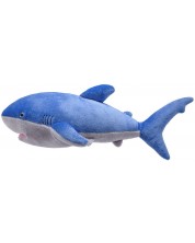 Jucărie de pluș Wild Planet - Rechin albastru, 40 cm