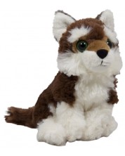 Jucărie de pluș Amek Toys - Wolf, maro, 18 cm	