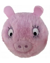 Minge săltăreață din pluș TY Toys Beanie Bouncers - Peppa Pig, Mommy, 10 cm - imagine 1