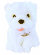 Jucărie de pluș Rappa Eco Friends - Câine West Highland White Terrier, 23 cm