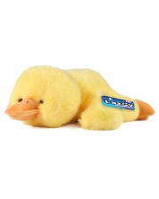 Jucărie de pluș Rappa Lazy Animals - Rățușcă galbenă culcată, 29 cm