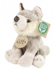 Jucărie de pluș Rappa Eco Friends - Lup, 15 cm