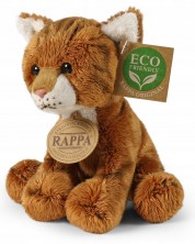 Jucărie de pluș Rappa Eco friends - Pisică roșcată, șezândă, 14 cm - imagine 1
