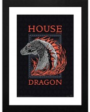 Afiș înrămat GB eye Television: House of the Dragon - Red Dragon -1