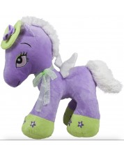 Jucărie de pluș Amek Toys - Pony, mov, 44 cm