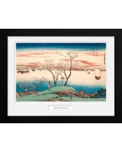 Poster cu ramă GB eye Art: Hiroshige - Cherry Blossom at Gotenya -1