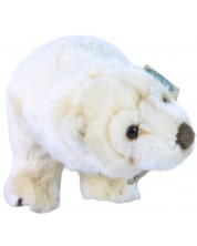 Jucărie de pluș Rappa Eco Friends - Urs polar alb, stând, 33 cm -1