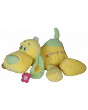 Jucărie de pluș Amek Toys - Câine, galben, 65 cm -1