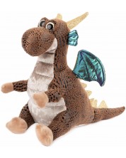 Jucărie de pluș Amek Toys - Dino, maro, 22 cm