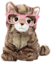 Jucărie de pluș Studio Pets - Pisică Britanică cu ochelari, Paige, 23 cm -1