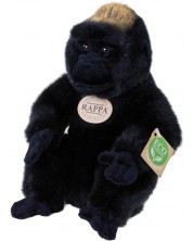 Jucărie de pluș Rappa Eco Friends - Gorilă, așezată, 23 cm -1