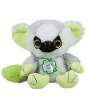 Jucărie de pluș Amek Toys - Lemur cu urechi verzi, 45 cm	 -1