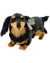 Jucărie de pluș Rappa Eco Friends - Dachshund Dog, în picioare, 36 cm -1