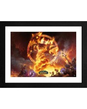 Afiș înrămat GB eye Games: World of Warcraft - Ragnaros