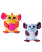 Jucărie de pluș cu două fețe Heunec - Pep the mouse, 15 cm