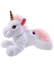 Jucărie de pluș Heunec - Unicorn alb, 30 cm -1