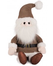 Jucărie de pluș Amek Toys - Moș Crăciun, 30 cm, maro