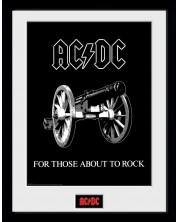 Afiș înrămat GB eye Music: AC/DC - For Those About to Rock -1