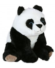 Jucărie de pluș Amek Toys - Panda cu ochi albaștri, 24 cm -1
