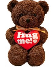 Ursuleț Tea Toys - Hug me, 30 cm, maro -1