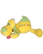 Jucărie de pluș Amek Toys - Câine, galben, 53 cm -1