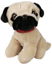 Jucărie de pluș  Amek Toys  - Câine pug cu sunet, 20 cm -1