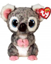 Jucărie de pluș TY Toys - Koala Karl, gri, 15 cm