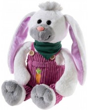 Jucarie de plus Heunec - Bunny Marie, cu salopeta, 35 cm -1