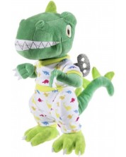 Jucărie de pluș Heunec "Cântărețul mască" - Dinozaurul cu pijamale, 26 cm